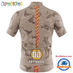 NFL Kansas City Chiefs Special Desert Camo Cycling Jersey