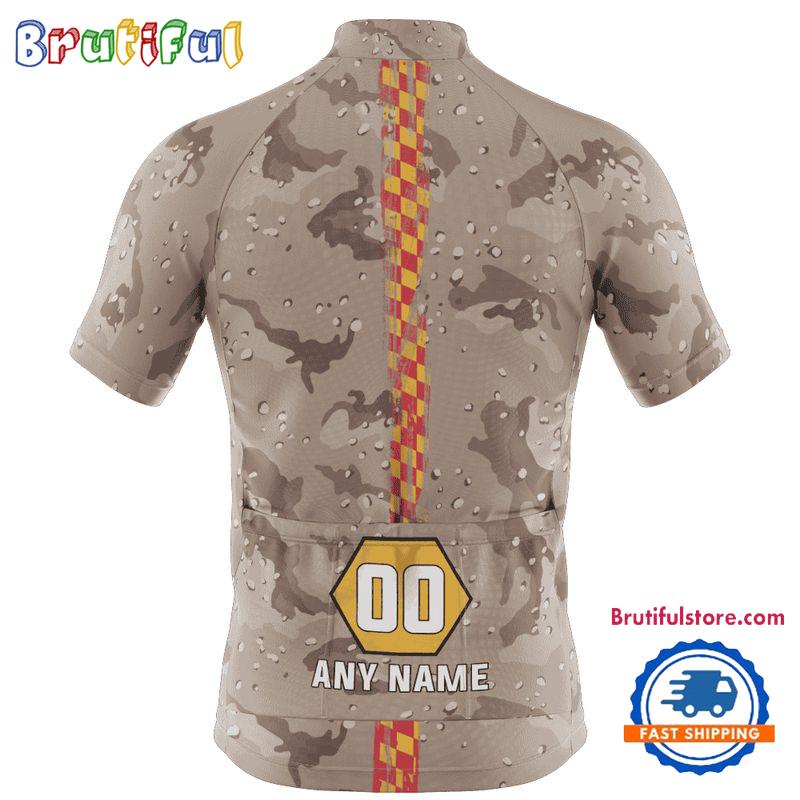 NFL Kansas City Chiefs Special Desert Camo Cycling Jersey