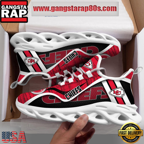 NFL Kansas City Chiefs Unique Design Max Soul Shoes Running Sneakers