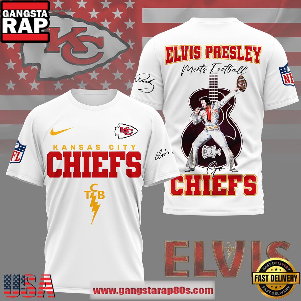 NFL Kansas City Chiefs x Elvis Presley 2026 Unisex T-Shirt