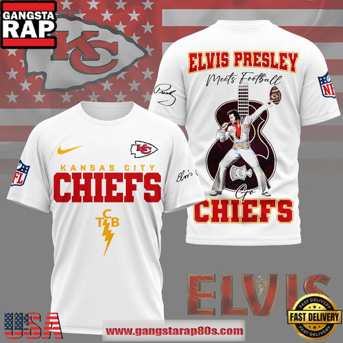 NFL Kansas City Chiefs x Elvis Presley 2026 Unisex T-Shirt