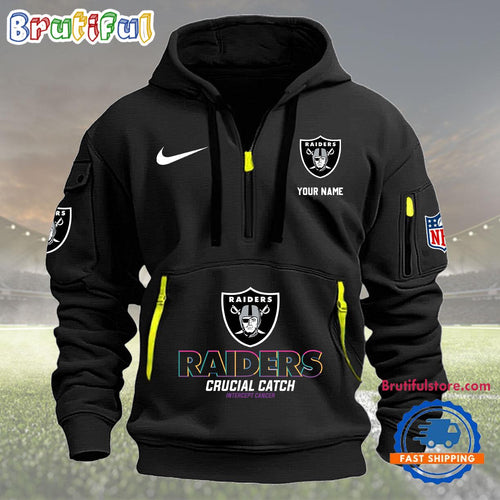 NFL Las Vegas Raiders 2024 NFL Crucial Catch Custom New Hoodie