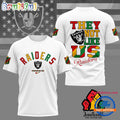 NFL Las Vegas Raiders 2025 Juneteenth Freedom Day 3D Shirt