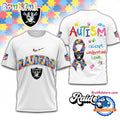 NFL Las Vegas Raiders Autism Awareness Accept Understand Love All Over Print Shirt