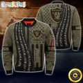 NFL Las Vegas Raiders Bomber Jacket Camo For Fans