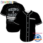 NFL Las Vegas Raiders Football Being A Daddy Father’s Day Baseball Jersey