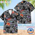 NFL Las Vegas Raiders Football Team Flower Summer Design Hawaiian Button Shirt