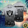NFL Las Vegas Raiders Hawaii Shirt Flamingo And Flower Funny Aloha Shirt