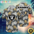 NFL Las Vegas Raiders Hawaii Shirt Flower Beachy Keen Fashion