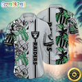NFL Las Vegas Raiders Hawaii Shirt Flower Chic Aloha Fashion