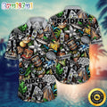 NFL Las Vegas Raiders Hawaii Shirt Flower Tiki Me Off Aloha Shirt