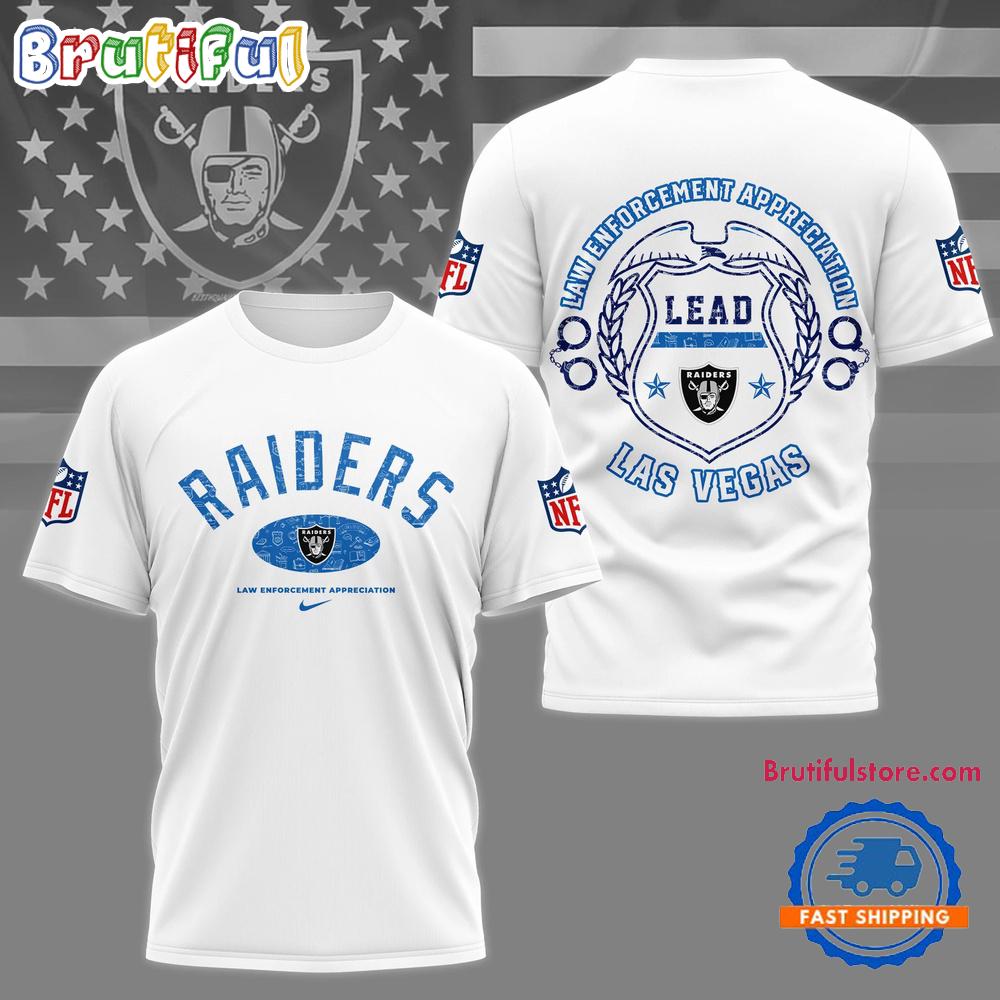 NFL Las Vegas Raiders Law Appreciation Month 3D Shirt