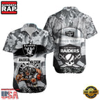 NFL Las Vegas Raiders Mascot Football Aloha Hawaiian Shirt