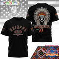 NFL Las Vegas Raiders Native American Heritage Month New 3D Shirt