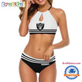 NFL Las Vegas Raiders Summer Beach Women’s Cami 2 Piece Bikini