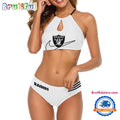 NFL Las Vegas Raiders Summer Women’s Cami 2 Piece Bikini