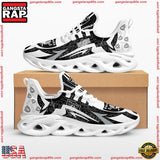 NFL Las Vegas Raiders Symbol Geometric Pattern Max Soul Shoes Running Sneakers