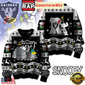 NFL Las Vegas Raiders x Peanuts Snoopy New Design 2025 Ugly Christmas Sweater