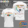 NFL Las Vegas Raiders x Pride Month 2025 3D Shirt, Football Accept Understand Love TShirt