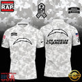 NFL Los Angeles Chargers Camo 2025 Salute to Service Polo Shirt