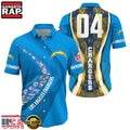 NFL Los Angeles ChargersCustom Name Number New Design Hawaiian Shirt For Men Women