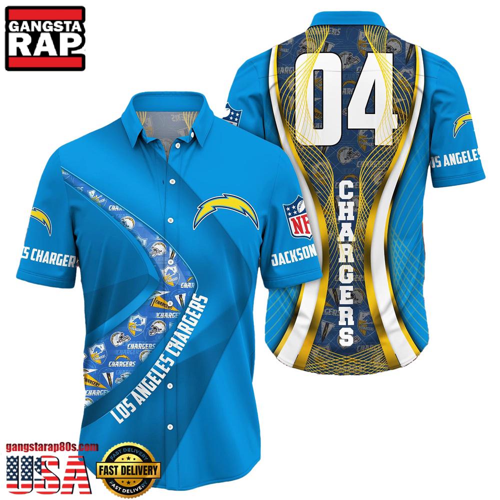 NFL Los Angeles ChargersCustom Name Number New Design Hawaiian Shirt For Men Women