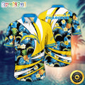 NFL Los Angeles Chargers Hawaii Shirt Flower Classic Hawaiian Prints