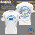 NFL Los Angeles Chargers Law Appreciation Month 3D Shirt