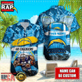 NFL Los Angeles Chargers Mascot Football Hawaiian Shirt For Men Women