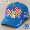 NFL Los Angeles Chargers One Nation Under God Happy Independence Day Custom Classic Cap