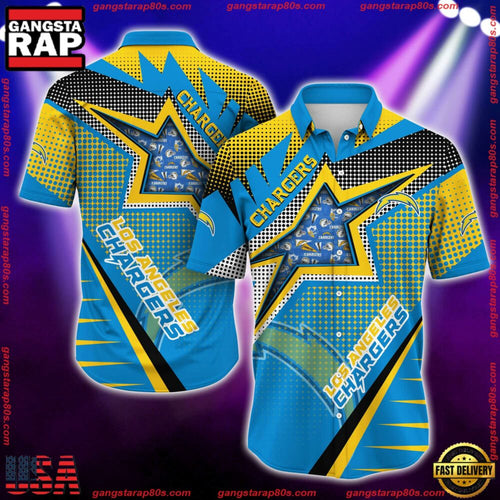 NFL Los Angeles Chargers Special Football Team New Design Hawaiian Shirt