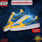 NFL Los Angeles Chargers Unique Design Custom Name Air Force 1 Sneaker Shoes