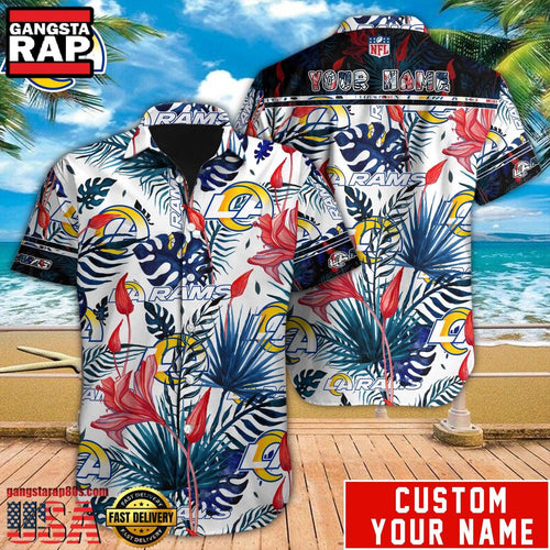 NFL Los Angeles Rams Custom Hawaiian Shirt For Men Women