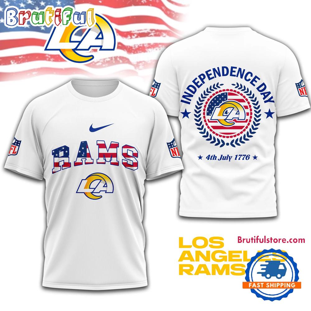 NFL Los Angeles Rams Football Team Independence Day New Design 3D Shirt