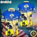 NFL Los Angeles Rams Hawaii Shirt Statue Of Liberty Aloha Shirt