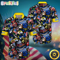 NFL Los Angeles Rams Hawaii Shirt Tiki Me Off Aloha Shirt