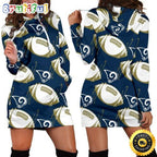 NFL Los Angeles Rams Hoodie Dress All Over Print For Women Hoodie