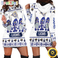 NFL Los Angeles Rams Hoodie Dress Gnomes All Over Print Hoodie Women