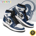 NFL Los Angeles Rams Jack Skellington Edition Air Jordan 1 High Sneakers