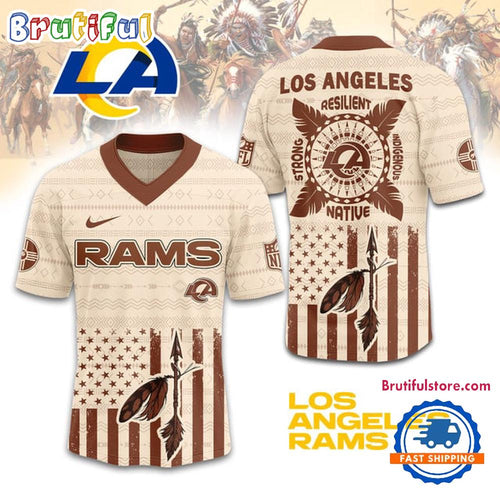 NFL Los Angeles Rams Native American 2025 Football Jersey