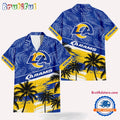 NFL Los Angeles Rams Palm Tree Tropical Trendy Football Hawaiian Shirt