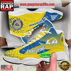 NFL Los Angeles Rams Personalized Air Jordan 13 Sport Shoes