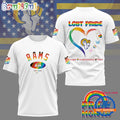 NFL Los Angeles Rams x Pride Month 2025 3D Shirt, Football Accept Understand Love TShirt
