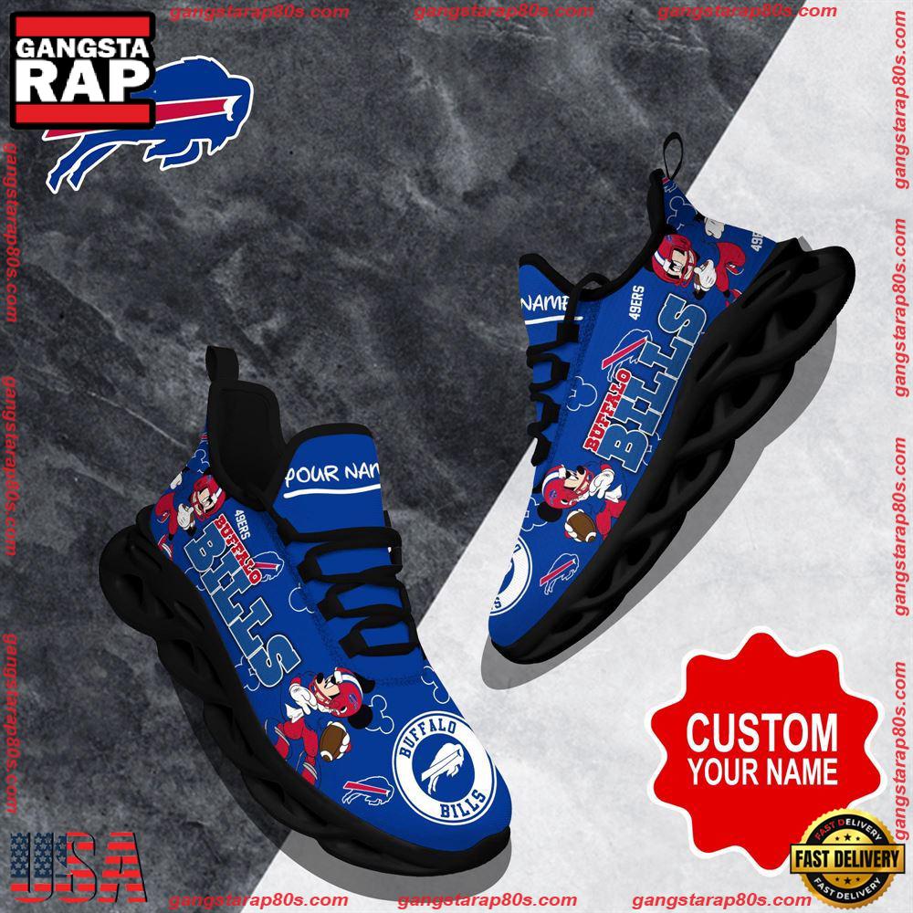 NFL Custom Name Buffalo Bills Christmas Max Soul Shoes Running Sneakers