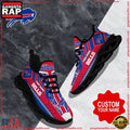 NFL Custom Name Buffalo Bills Logo Max Soul Shoes Running Sneakers