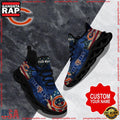 NFL Custom Name Chicago Bears Max Soul Shoes Running Sneakers