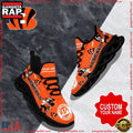 NFL Custom Name Cincinnati Bengals Christmas Max Soul Shoes Running Sneakers