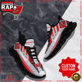 NFL Custom Name Tampa Bay Buccaneers Logo Max Soul Shoes Running Sneakers
