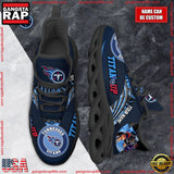 NFL Custom Name Tennessee Titans Max Soul Shoes Running Sneakers