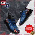 NFL Custom Name Tennessee Titans Max Soul Shoes Running Sneakers